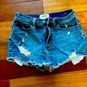 Victoria secret pink jean shorts